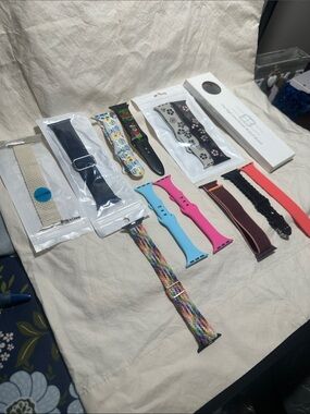 Bundle of 13 Apple Watch bands NWT